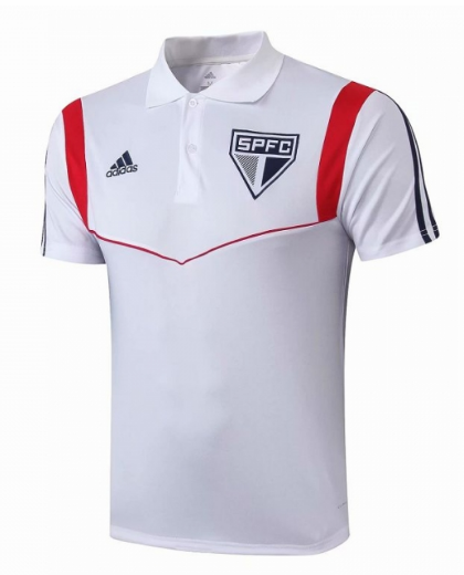maillot polo Sao Paulo 2019-2020 Blanc